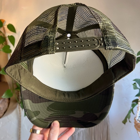 Florida Springs Council Trucker Hat – Camo Mesh Snapback, Cobra Brand, One Size - Picture 8 of 10